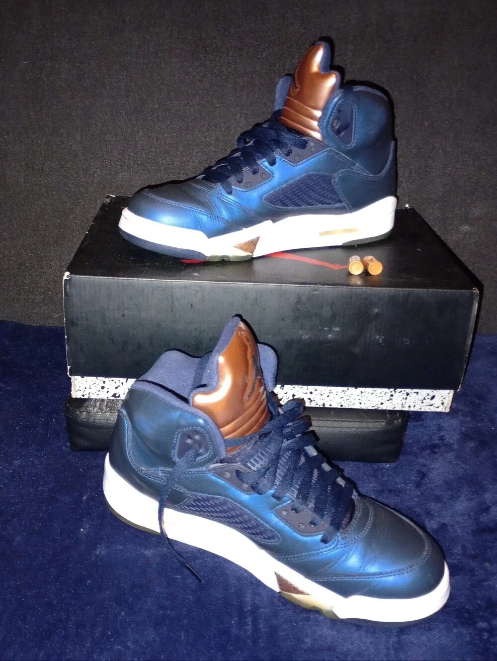 IOB Air Jordan 5 Retro Bronze Mens size 8 or women's size 9.5